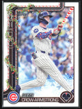 Pete Crow-Armstrong 2025 Topps Holiday Candy Cane Bat SP #H41 Chicago Cubs