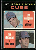 Jim Dunegan/Roe Skidmore 1971 Topps Cubs Rookie Stars RC #121 Chicago Cubs