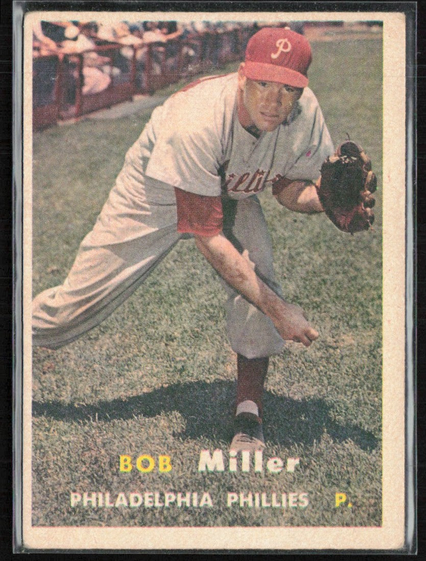 Bob Miller 1957 Topps #46 Philadelphia Phillies