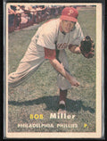 Bob Miller 1957 Topps #46 Philadelphia Phillies