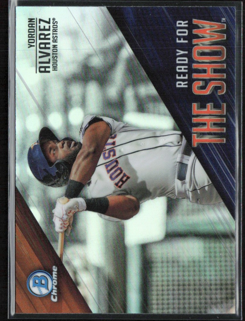 Yordan Alvarez 2019 Bowman Chrome Ready for the Show #RFTS-17 Houston Astros