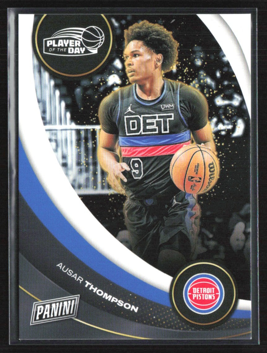 Ausar Thompson 2024 Panini Player of the Day #46 Detroit Pistons