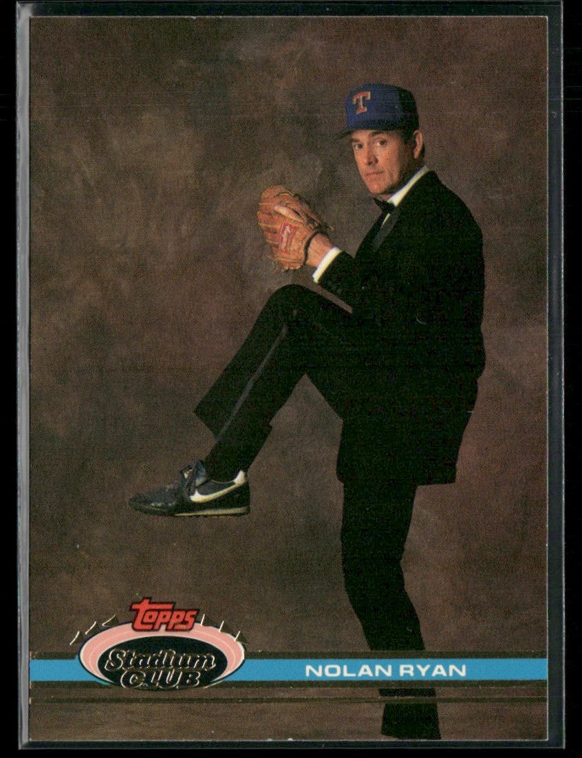 Nolan Ryan 1991 Topps Stadium Club #200 Texas Rangers