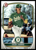 Colby Thomas 2023 Bowman 1st #BP-32 Oakland Athletics