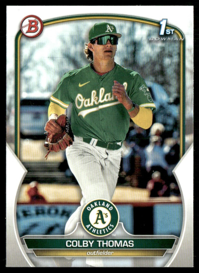 Colby Thomas 2023 Bowman 1st #BP-32 Oakland Athletics