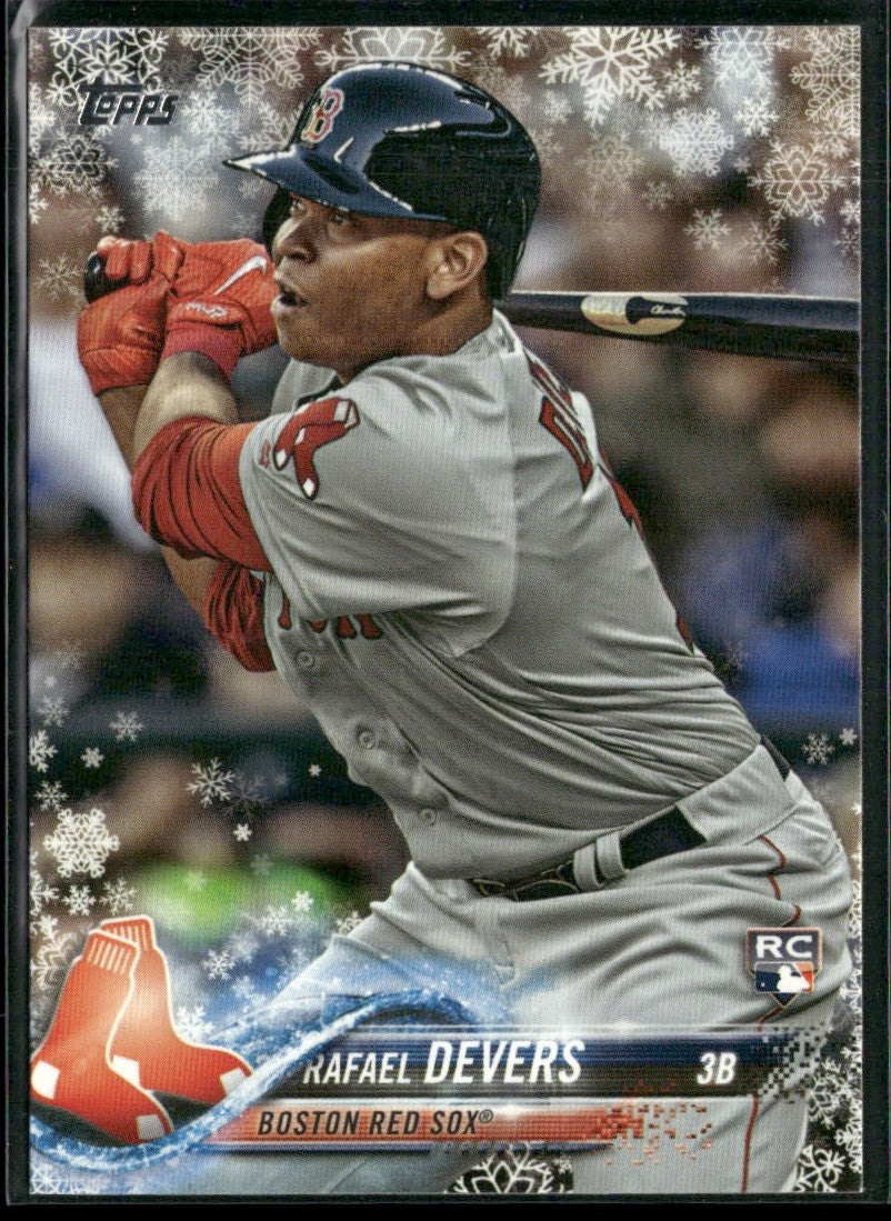 Rafael Devers 2018 Topps Holiday RC #HMW67 Boston Red Sox