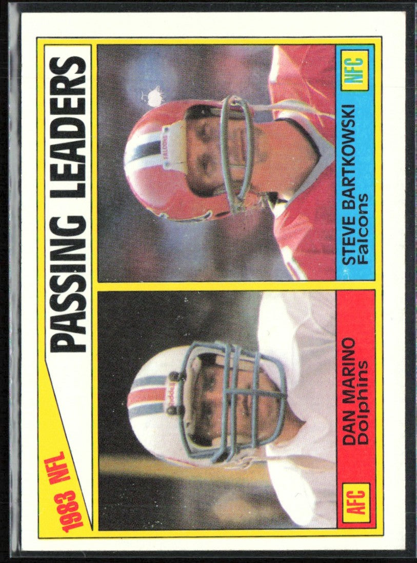 Dan Marino/Steve Bartkowski 1984 Topps #202 Miami Dolphins/Atlanta Falcons