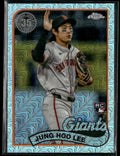 Jung Hoo Lee 2024 Topps Chrome Update 1989 Silver Pack Mojo Refractor RC