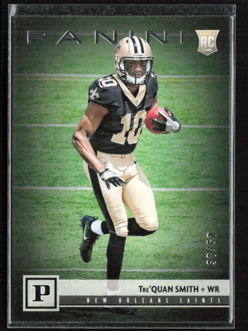 Tre'Quan Smith 2018 Panini Silver Knight RC /50 #394 New Orleans Saints