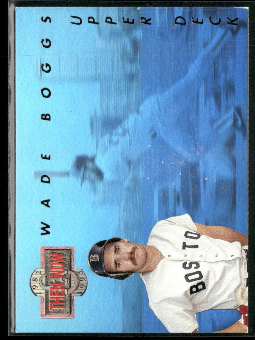 Wade Boggs 1993 Upper Deck Then and Now #TN1 Boston Red Sox