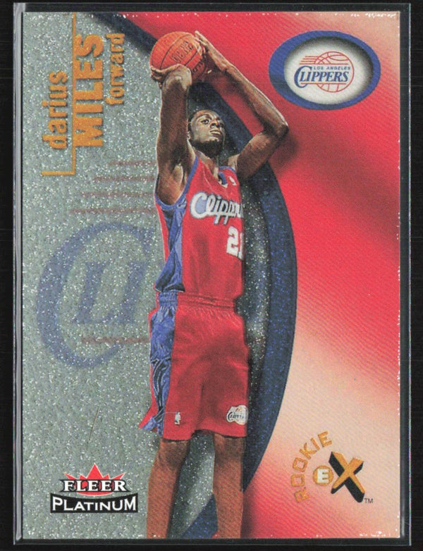 Darius Miles 2001 Fleer Platinum RC #106 Los Angeles Clippers
