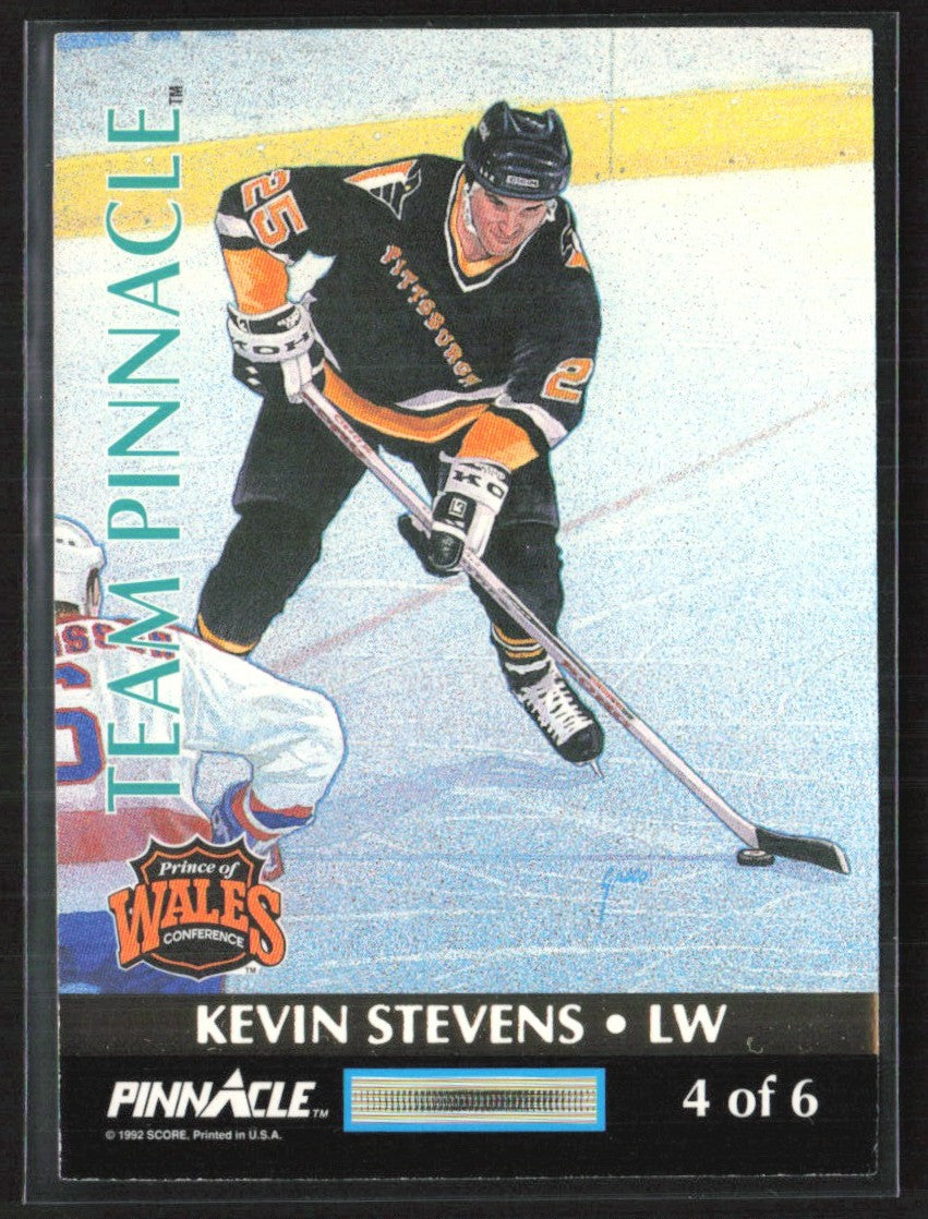 Pavel Bure/Kevin Stevens 1992 Pinnacle Team Pinnacle #4