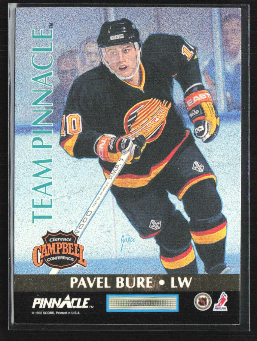 Pavel Bure/Kevin Stevens 1992 Pinnacle Team Pinnacle #4