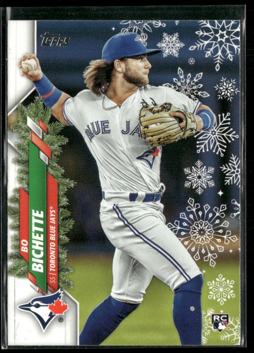 Bo Bichette 2020 Topps Holiday RC #HW94 Toronto Blue Jays