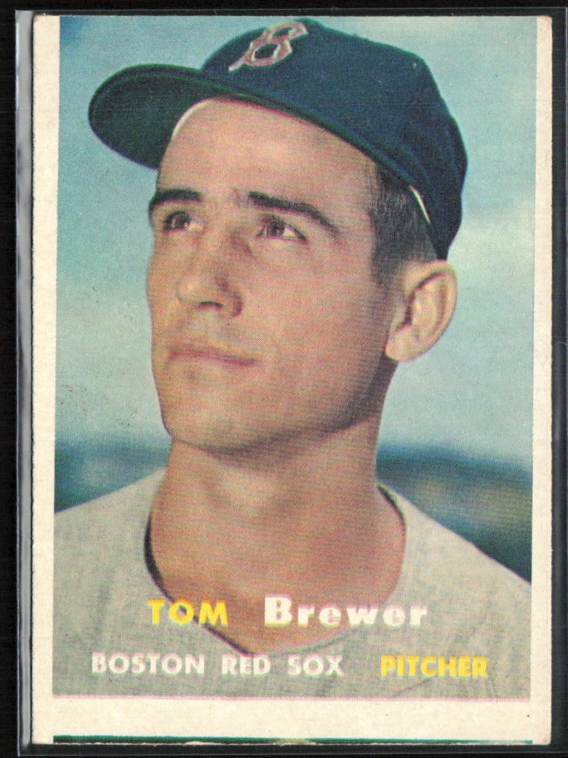 Tom Brewer 1957 Topps #112 Boston Red Sox