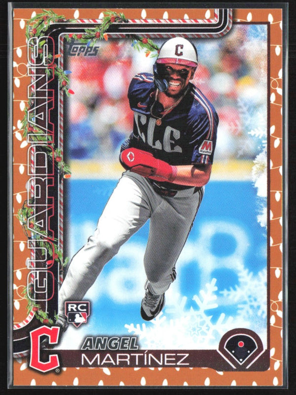 Angel Martinez 2025 Topps Holiday Gold Holiday Lights RC #H82