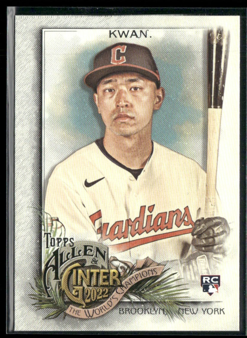 Steven Kwan 2022 Topps Allen Ginter RC #245 Cleveland Guardians