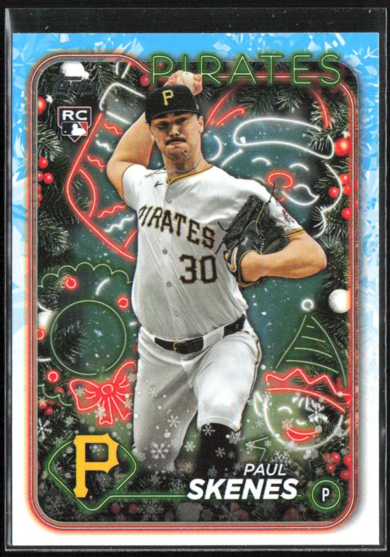 Paul Skenes 2024 Topps Holiday RC #H165 Pittsburgh Pirates