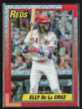 Elly De La Cruz 2025 Topps 1990 Chrome Silver Pack #U90C-5 Cincinnati Reds