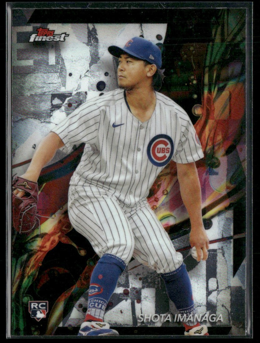 Shota Imanaga 2024 Topps Finest Common RC #45 Chicago Cubs