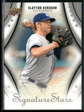 Clayton Kershaw 2009 Upper Deck Signature Stars #30 Los Angeles Dodgers