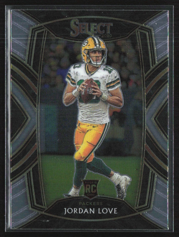 Jordan Love 2020 Panini Select Club RC #247 Green Bay Packers