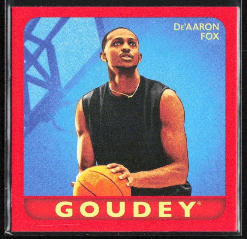 De'Aaron Fox 2025 Upper Deck Goudey Red Mini #G-14