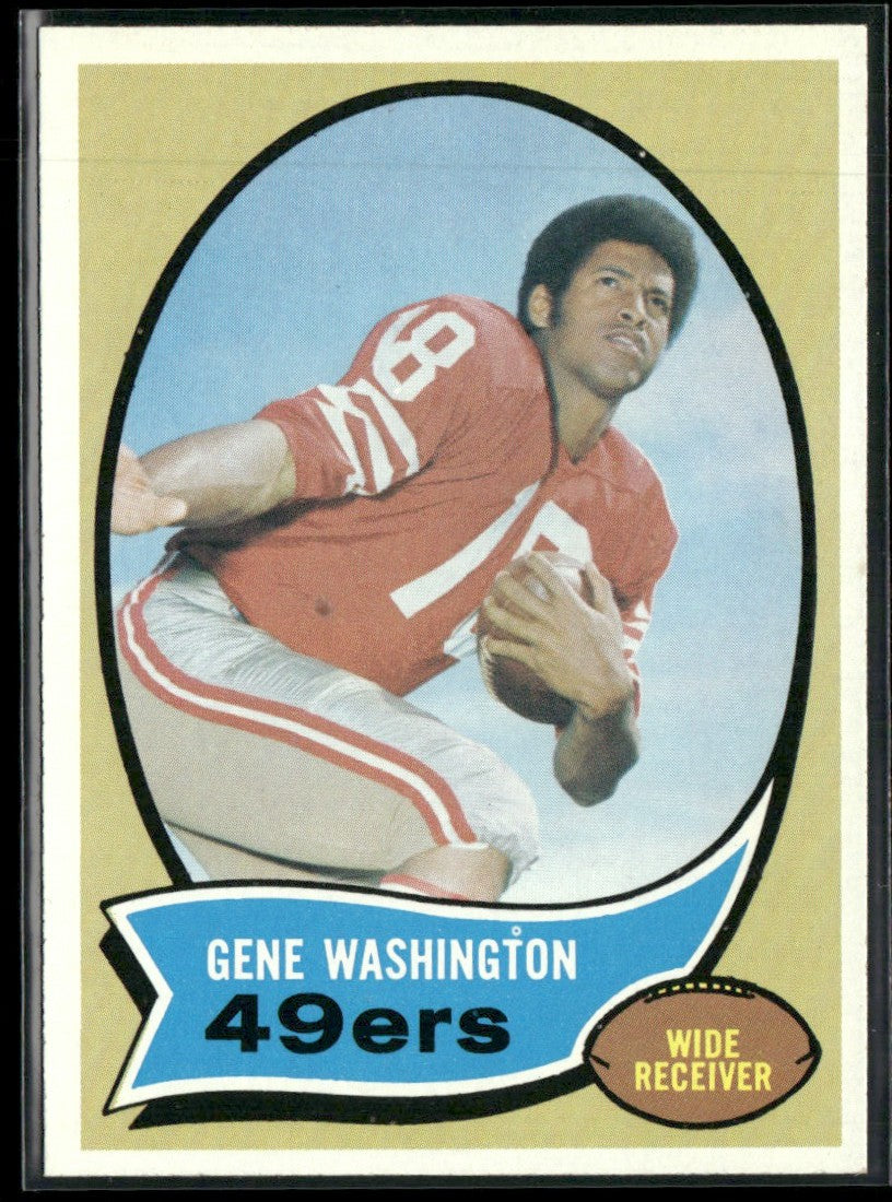 Gene Washington 1970 Topps RC #81 San Francisco 49ers