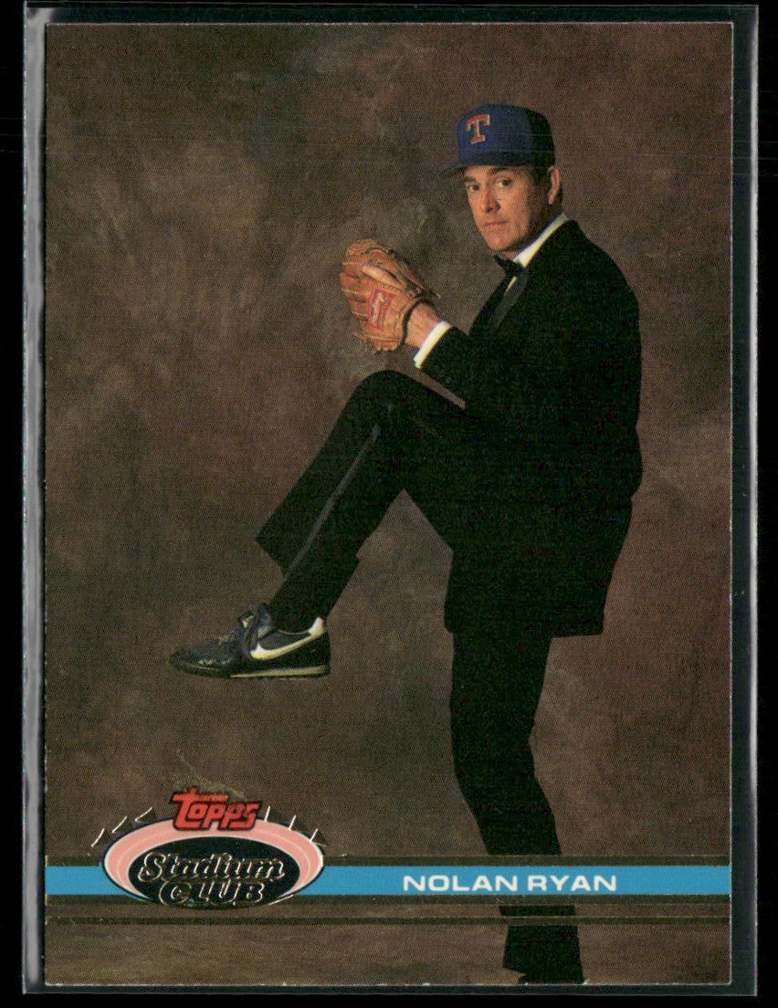 Nolan Ryan 1991 Topps Stadium Club #200 Texas Rangers