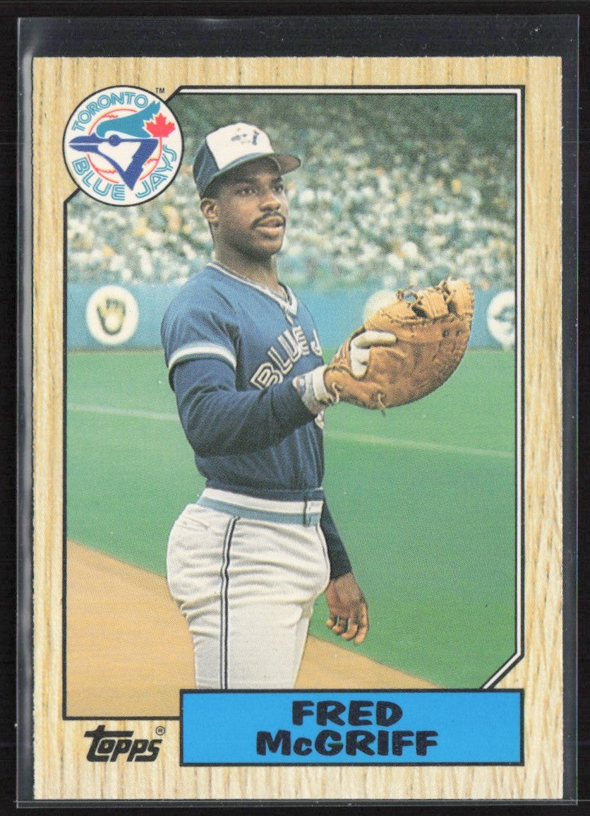 Fred McGriff 1987 Topps Traded #74T Toronto Blue Jays