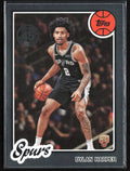 Dylan Harper 2025 Topps 1980 RC #80BK-52 San Antonio Spurs