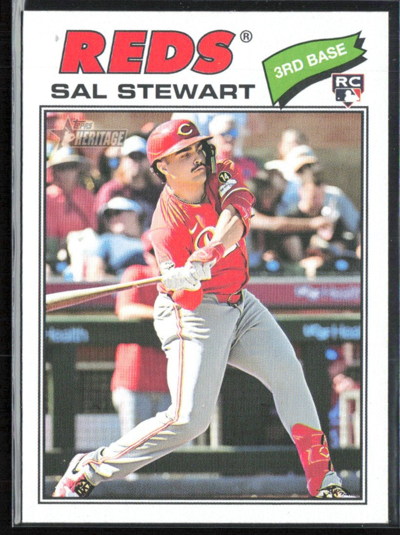Sal Stewart 2026 Topps Heritage RC #221 Cincinnati Reds