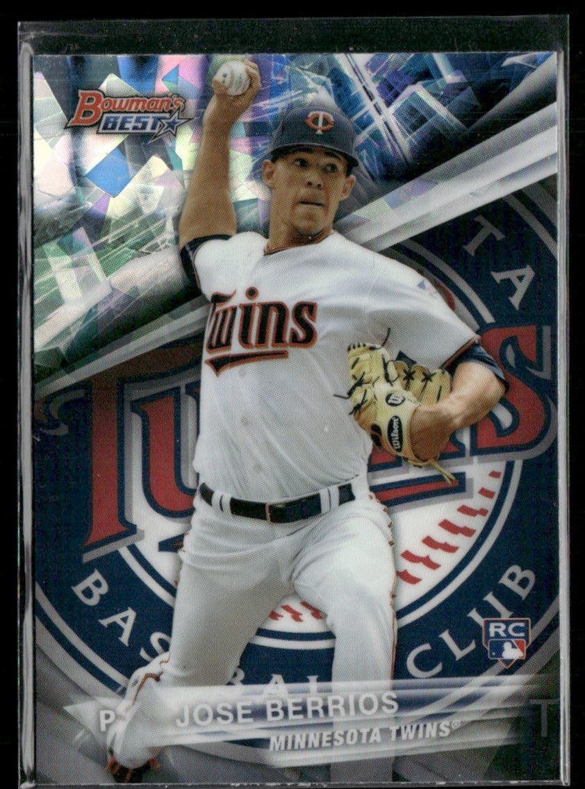 Jose Berrios 2016 Bowman's Best Atomic Refractor RC #36 Minnesota Twins