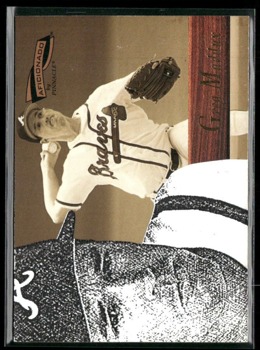 Greg Maddux 1996 Pinnacle Aficionado #22 Atlanta Braves