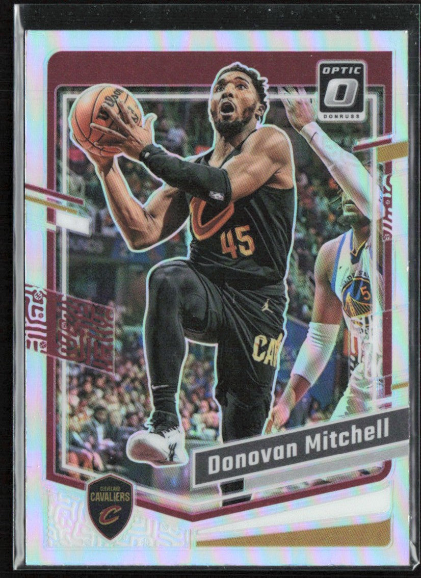 Donovan Mitchell 2024 Panini Donruss Optic Silver Holo #26 Cleveland Cavaliers