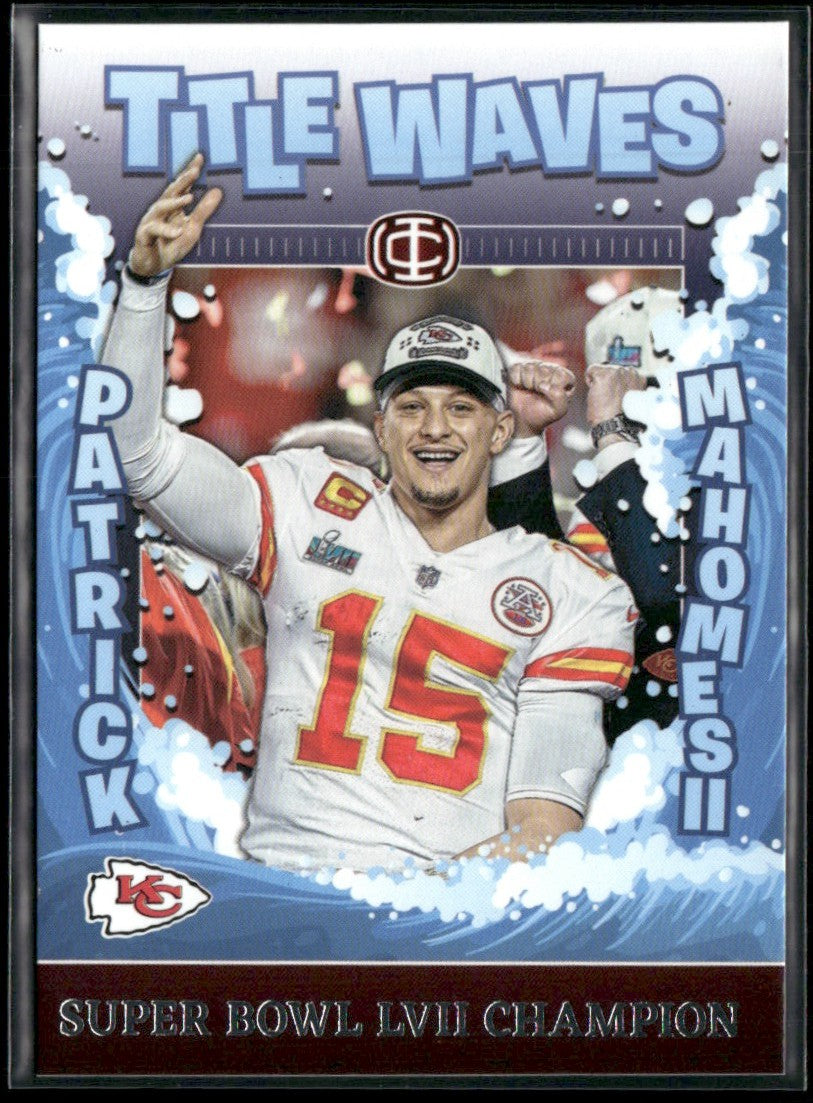 Patrick Mahomes II 2025 Panini Icon Collection Title Waves #TW-4