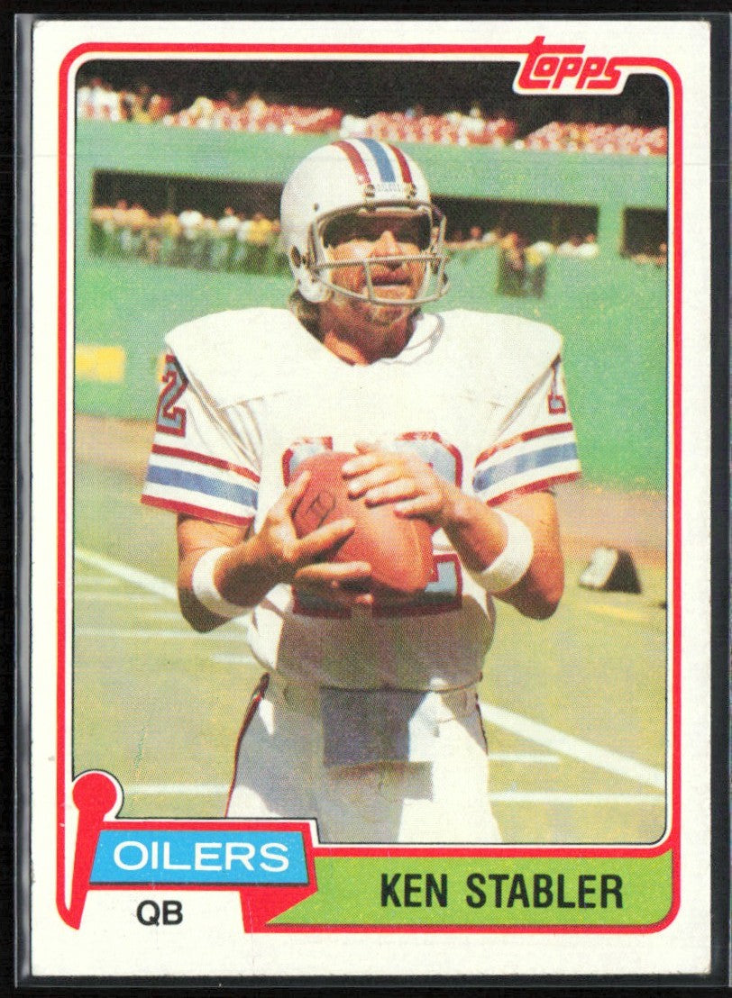 Ken Stabler 1981 Topps #405 Houston Oilers