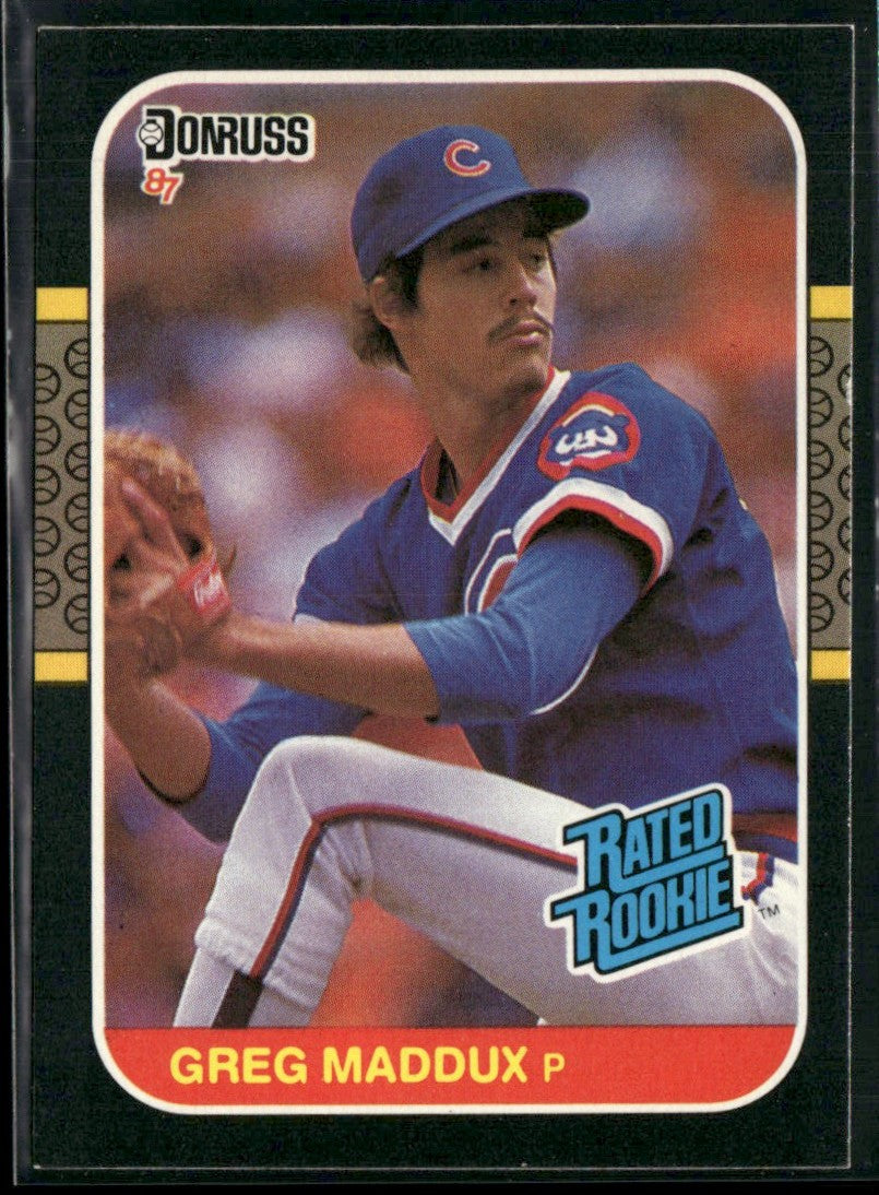 Greg Maddux 1987 Donruss RC #36 Chicago Cubs