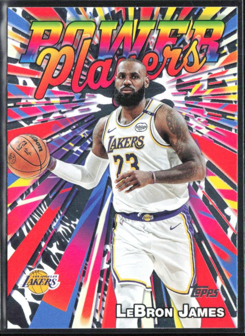 LeBron James 2025 Topps Power Players #PP-7 Los Angeles Lakers