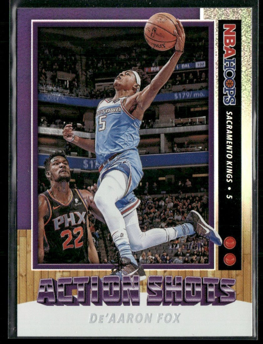 De'Aaron Fox 2019 NBA Hoops Action Shots #15 Sacramento Kings