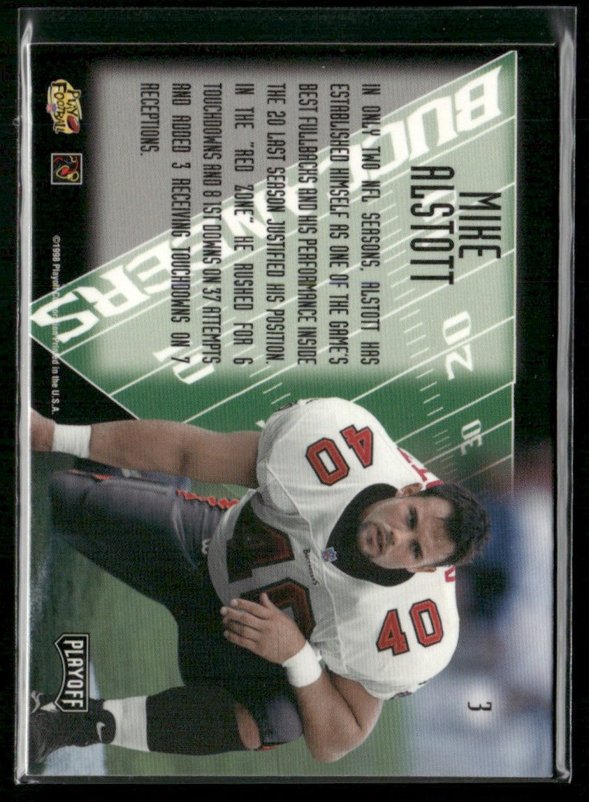 Mike Alstott 1998 Playoff Absolute Red Zone #3 Tampa Bay Buccaneers