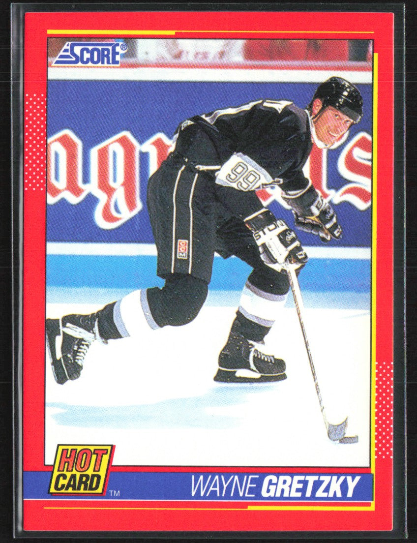 Wayne Gretzky 1991 Score Hot Card #2 Los Angeles Kings