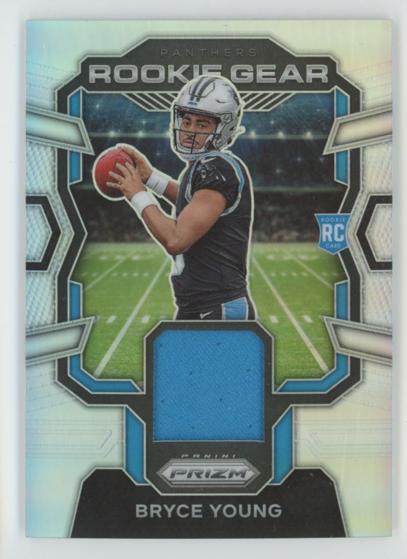 Bryce Young 2023 Panini Prizm Rookie Gear RC Jersey #RG-BY Carolina Panthers