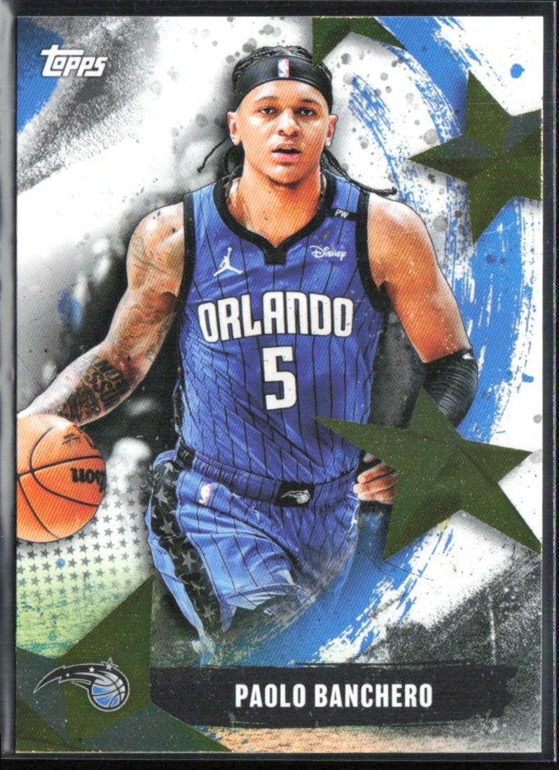 Paolo Banchero 2025 Topps Stars of the NBA #SA-20 Orlando Magic