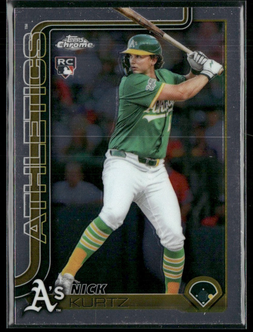 Nick Kurtz 2025 Topps Chrome Update RC #USC178 Athletics