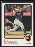 Cal Raleigh 2022 Topps Heritage RC #367 Seattle Mariners