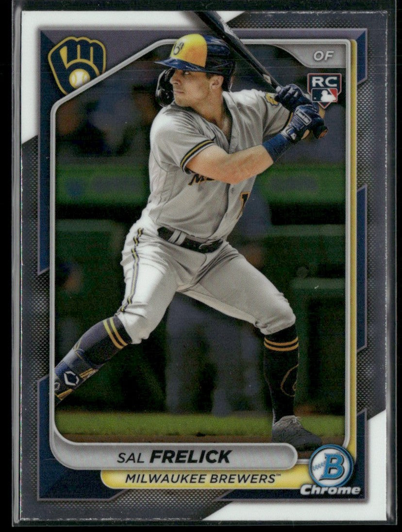 Sal Frelick 2024 Bowman Chrome RC #23 Milwaukee Brewers