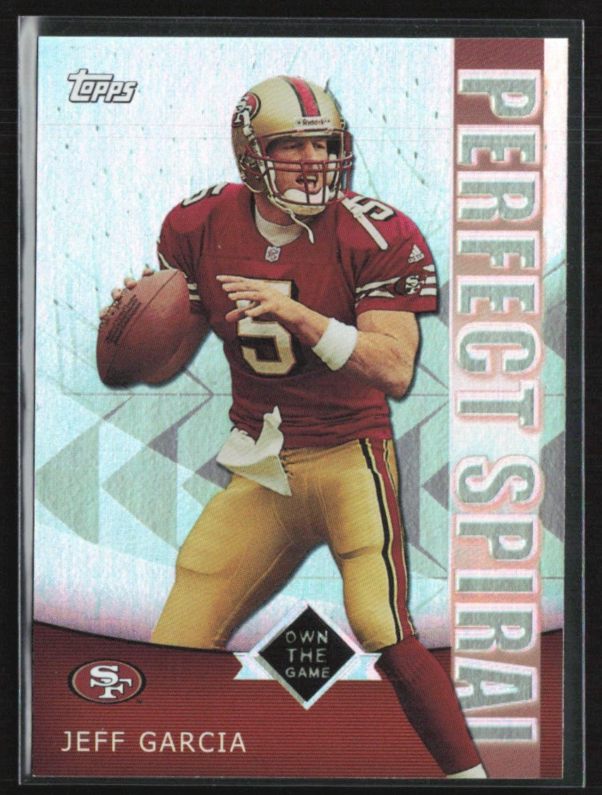 Jeff Garcia 2001 Topps Own the Game #PS3 San Francisco 49ers