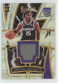 Davion Mitchell 2021 Panini Select Sparks RC Jersey #SP-DML Sacramento Kings