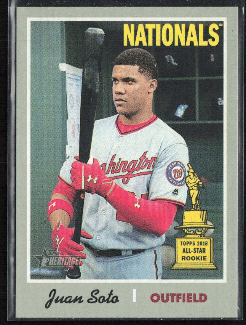 Juan Soto 2019 Topps Heritage #481 Washington Nationals